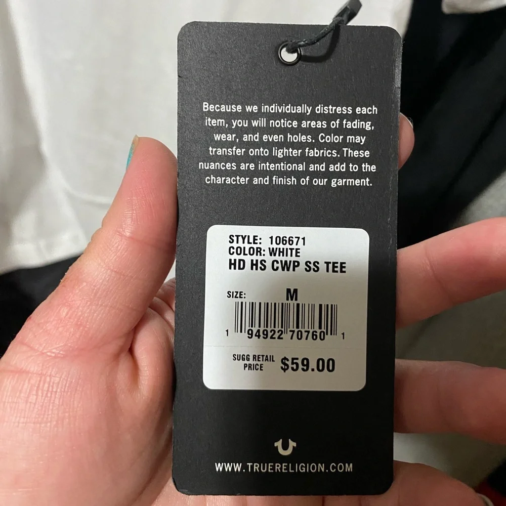 True Religion new tags